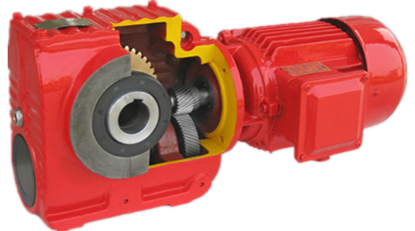 Hộp số giảm tốc bánh răng nghiêng xoắn ốc dòng MS 